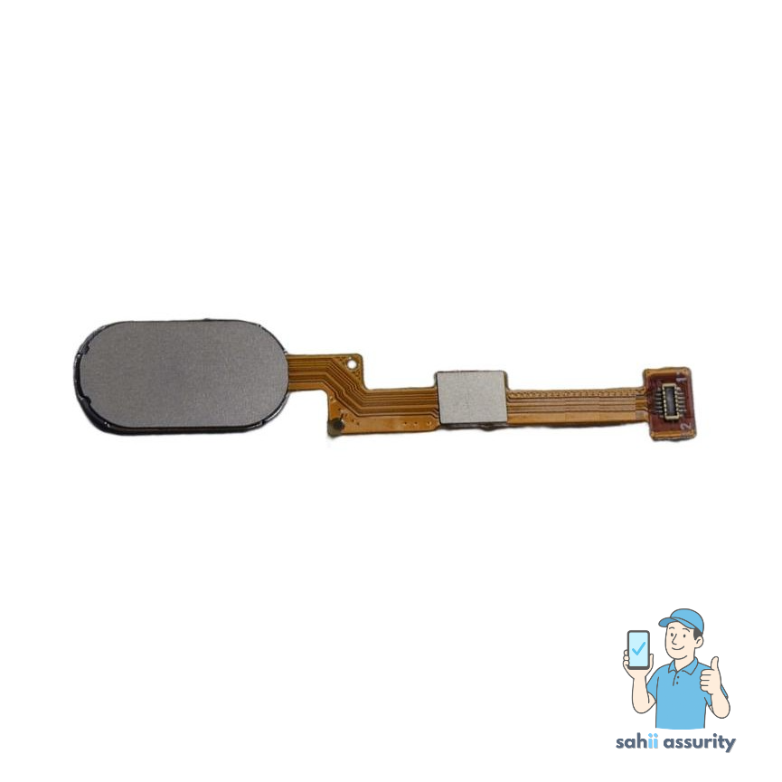 Fingerprint Sensor with Flex Cable for Vivo V5s Black thumbnail